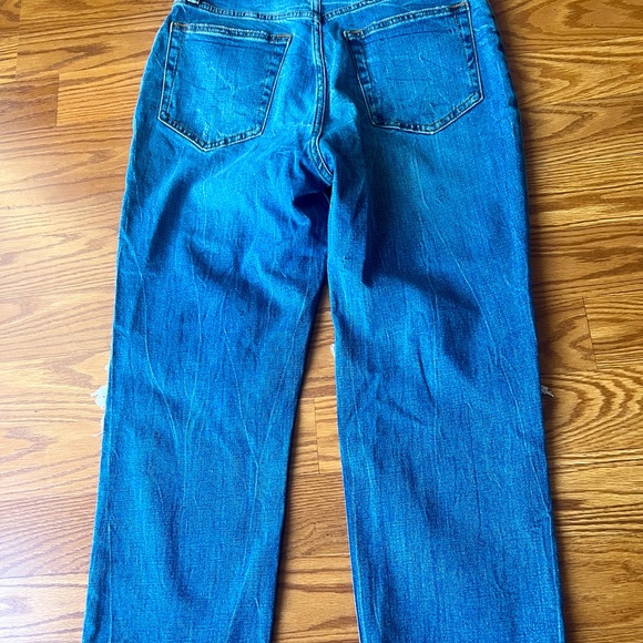 Abercrombie NWT Curve Love Ultra High Rise Ankle Straight Jeans. Size 29 XS - Picture 4 of 5